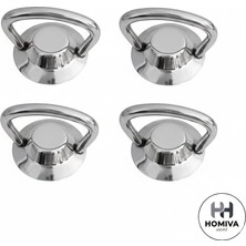 Homiva Home Paslanmaz Çelik Tencere Kulp-4 Adet