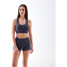 Soulofyou  Ultra Soft Şort&crop - Füme