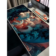 Charmbi Savaşçı Ulu Kurt 40X90 Procontrol Mouse Pad Gaming Mousepad Kaymaz Taban Büyük Oyuncu Ultra Pürüzsüz