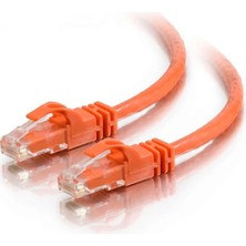 Teldata Tld-050T Cat6 50 Cm Turuncu Utp Patch Kablo