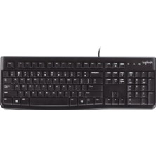  logitech 920-002508 k120 ıngilizce usb kablolu siyah klavye