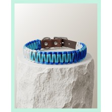 Elar Aksesuar El Yapımı Paracord ve Deri Köpek Boyun Tasması – Ayarlanabilir, Dayanıklı, Küçük Irklar - Do5