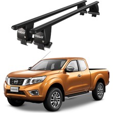Today Auto Royal Nissan Navara (2014-2021) Uyumlu Siyah Ara Atkı Port Bagaj Tavan Barı