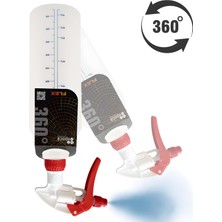 Epoca EP01 Flex 360 Derece Canyon Başlıklı Kimyasal Dayanıklı Sprey Şişe 1 Litre | Detaylı Temizlik Ppf