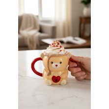 Bereketli Store 3D Hayvan Figürlü Kupa 430 ml – Porselen Büyük Boy Kahve ve Çay Kupası