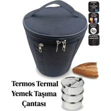 Sevbags Yemek Sefertası Taşıma Termal Termos Çanta Yemek Şirketleri Şantiyeler ve Günlük Kullanım