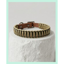 Elar Aksesuar El Yapımı Paracord ve Deri Köpek Boyun Tasması – Ayarlanabilir, Dayanıklı, Küçük Irklar - Do4