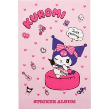 Kuromi Kuromı Stıcker Album Pembe