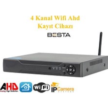 Nikaa Shop 4 Kanal H265 Kablosuz Ahd Kayıt Cihazı KD-7004W