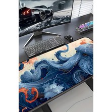 Charmbi Hırçın Deniz 30X70 Procontrol Mouse Pad Gaming Mousepad Kaymaz Taban Büyük Oyuncu Ultra Pürüzsüz