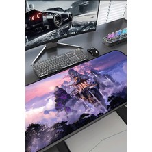 Charmbi Uçan Kale 30X70 Procontrol Mouse Pad Gaming Mousepad Kaymaz Taban Büyük Oyuncu Ultra Pürüzsüz