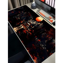 Charmbi Kale Manzarası 40X90 Procontrol Mouse Pad Gaming Mousepad Kaymaz Taban Büyük Oyuncu Ultra Pürüzsüz