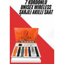 Alfa Aksesuar 03 Unısex 7 Kordonlu Çok Fonksiyonlu Nabız Ölçer Uyku ve Sağlık Takibi