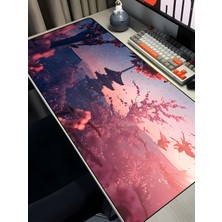 Charmbi Sakura Konağı 40X90 Procontrol Mouse Pad Gaming Mousepad Kaymaz Taban Büyük Oyuncu Ultra Pürüzsüz