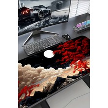 Charmbi Kızıl Dağ 30X70 Procontrol Mouse Pad Gaming Mousepad Kaymaz Taban Büyük Oyuncu Ultra Pürüzsüz