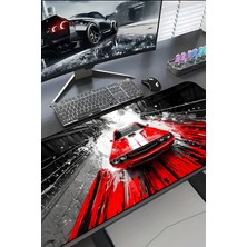 Charmbi Gta Spor Araba 30X70 Procontrol Mouse Pad Gaming Mousepad Kaymaz Taban Büyük Oyuncu Ultra Pürüzsüz