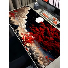 Charmbi Kızıl Dağ 40X90 Procontrol Mouse Pad Gaming Mousepad Kaymaz Taban Büyük Oyuncu Ultra Pürüzsüz