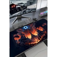 Charmbi Dark Fantasy 30X70 Procontrol Mouse Pad Gaming Mousepad Kaymaz Taban Büyük Oyuncu Ultra Pürüzsüz