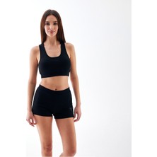 Soulofyou  Ultra Soft Şort&crop - Siyah