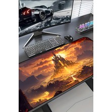 Charmbi Fantasy Castle 30X70 Procontrol Mouse Pad Gaming Mousepad Kaymaz Taban Büyük Oyuncu Ultra Pürüzsüz
