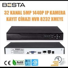 Nikaa Shop 32 Kanal 5mp 1440P Ip Kamera Kayıt Cihazı Nvr 8232 Xmeye