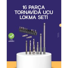 Alfa Aksesuar 03 16 Parça Bits ve Adaptör Seti Vidalama Tamir Bakım Seti