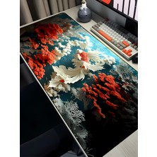 Charmbi Koji Balığı 40X90 Procontrol Mouse Pad Gaming Mousepad Kaymaz Taban Büyük Oyuncu Ultra Pürüzsüz