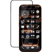 Apple iPhone 16 Zebana Explosion-Proof Cam Ekran Koruyucu Şeffaf