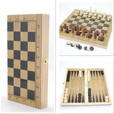 urfakent bilişim ve medya danışmanlık Ahşap Satranç ve Tavla Seti ALK4243