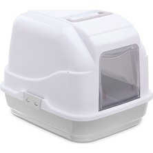 İmac Gld-Spt- Imac My Cat Kapalı  Tuvaleti Gri/beyaz 50X40X40CM