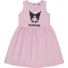 Kuromi 6-9 Yaş Elbise - Pembe