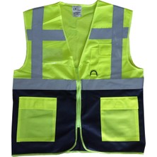 Yönetici Ikaz Yeleği Sarı/lacivert Xl Beden