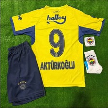 Alaturka Mix Fe.ner.bah'çe 2026 Kerem Aktürkoğlu Deplasman Sarı Yeni Sezon Çocuk Forması 4'lü Set