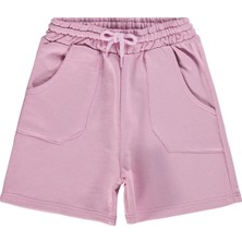 Civil Girls Büyük Cepli 6-9 Yaş Şort - Pembe