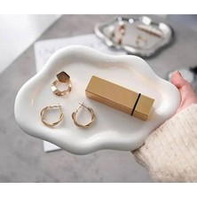 Major Hobi Taş Tozu Dekoratif Bulut Takı & Aksesuar Sunum Tabağı 14X20 cm