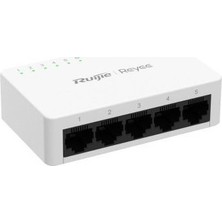 Ruijie Reyee Rg-Es05F 5 Portlu, 10-100 Fast Ethernet Tak Çalıştır Switch Plastik Kasa