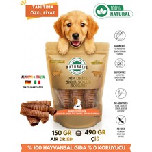 Dana Gırtlak %100 Doğal Çiğnemelik Köpek Ödül Maması Airdried Kurutulmuş Soluk Borusu 150 gr
