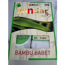 Dündar Çorap Beyaz Unısex Bambu Babet  36-40  3lü Paket