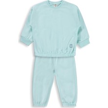 Civil Baby Kız Bebek Düz Basic Kalpli 6-18 Ay Takım - Yeşil