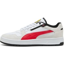 Puma Unisex Beyaz Puma Ferrari Court Classic Street Beyaz Spor Ayakkabı