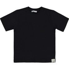 Civil Boys Basic Surf Etiketli 6-9 Yaş Tişört - Siyah