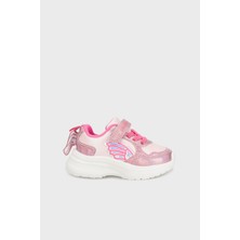 Buckhead Işıklı Cırtlı ve Bağlamalı Sneaker Ayakkabı Kız Çocuk Ayakkabı BUCK3041