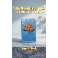 Kobe Kasımpatı Lüks Büyük Boy Çiçek Blok Seti 🌸 Çiçek   Benzeri yapı Blok  | 1 Adet Gönderima3