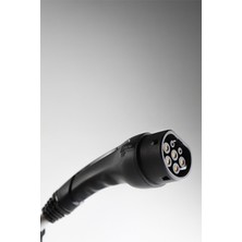 Hims EMEF-11T2-SS-5 11KW Tip 2 Siyah Soketli 5m Elektrikli Araç Şarj Kablosu