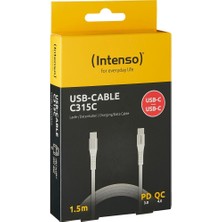  ıntenso 7901002 usb-cable c315c 60w-1,5 metre white beyaz şarj ve data kablosu