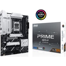 Asus Prime X870-P 8000Mhz(Oc) Ddr5 Soket Am5 M.2 Hdmi Atx Amd Anakart