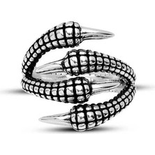 Inure Jewelry Gümüş Kartal Pençesi Erkek Yüzük