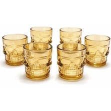 MiraLive 6'lı Kurukafa Cam Shot Bardağı ALK2160