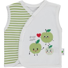 Nova Baby Yeşil Elma Kokulu 1-9 Ay Yelek - Ekru
