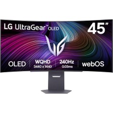 Lg 44.5' 45GX90SA-B 0.03MS 240Hz Smart Uwqhd OLED Monıtor
